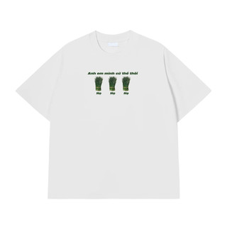 Áo phông nam nữ unisex form vừa Anh em mình hẹ hẹ hẹ, áo thun tay ngắn cổ tròn cotton mềm mát - ta/tb2041