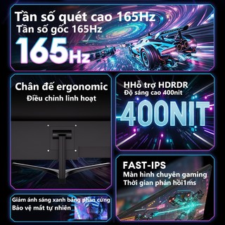 màn hình 24 inch 165Hz/1ms(GTG) Full HD 1080P IPS Hỗ trợ HDMI/VGA/DP HDR400 Mới 100% Bảo hành 3 năm