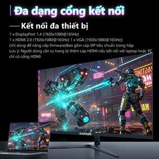 màn hình 27 inch game 165Hz/1ms(GTG) Full HD 1080P IPS Hỗ trợ HDMI/VGA/DP HDR400 Bảo hành 3 năm