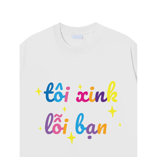 Áo phông nam nữ unisex form vừa Tôi xinh lỗi bạn, áo thun tay ngắn cổ tròn cotton mềm mát - ta/tb2047