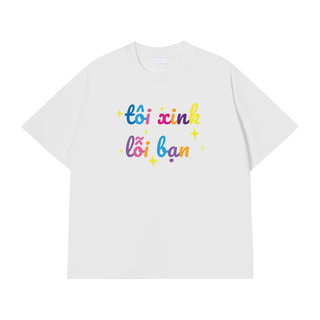 Áo phông nam nữ unisex form vừa Tôi xinh lỗi bạn, áo thun tay ngắn cổ tròn cotton mềm mát - ta/tb2047