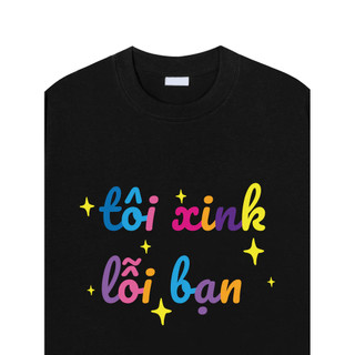 Áo phông nam nữ unisex form vừa Tôi xinh lỗi bạn, áo thun tay ngắn cổ tròn cotton mềm mát - ta/tb2047