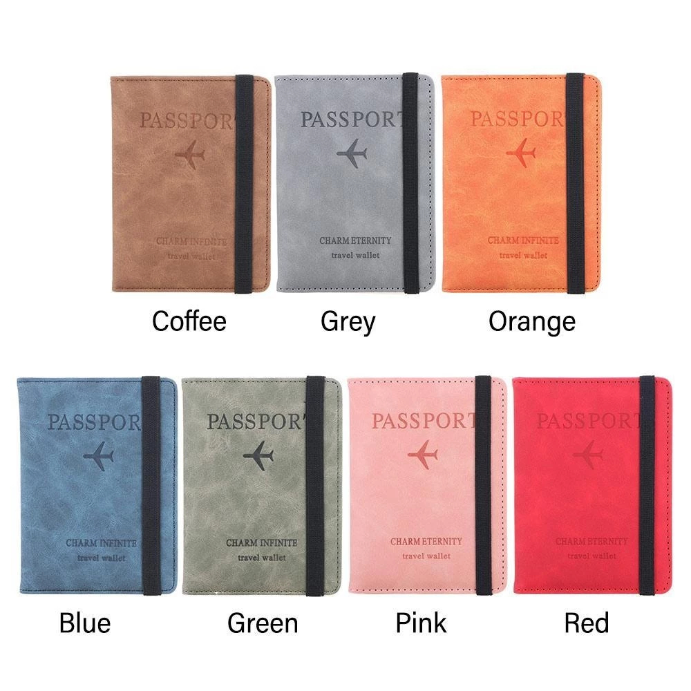 Bao đựng hộ chiếu da PU sang trọng ví đựng passport, giấy tờ, thẻ ngân hàng đi du lịch BHC001