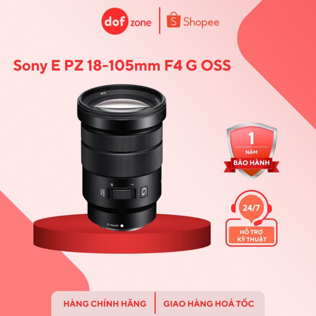 Ống kính Sony E PZ 18-105mm F4 OSS - Chính hãng | BigBuy360 - bigbuy360.vn