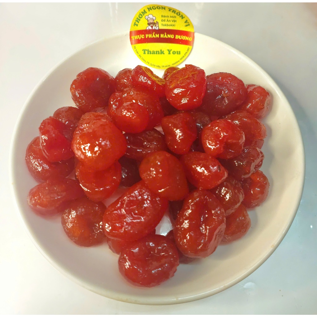 Hộp 500g Mứt Cà Chua Bi Sấy Dẻo_ăn vặt, food, ngon