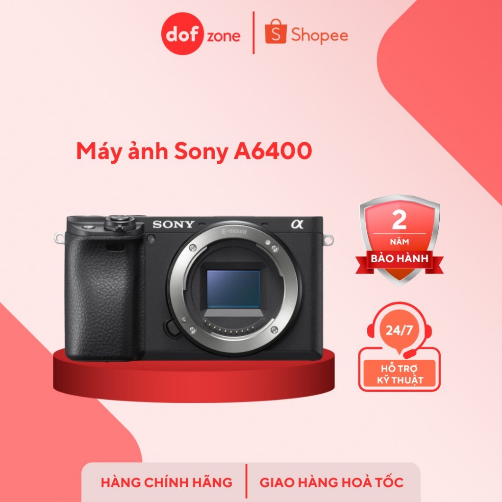 Máy Ảnh Sony Alpha A6400 - Chính Hãng Bảo Hành 24 Tháng | BigBuy360 - bigbuy360.vn
