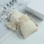 Túi Dây Rút Vải Canvas Màu Trắng Kem 3II HOME Túi Đa Năng Đựng Mỹ Phẩm Trang Sức Đồ Dùng Cá nhân