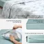 Bộ chăn ga gối 5 món Lụa Tencel Cotton Sen Đá Home Bedding cao cấp họa tiết, Set giường nệm 1m6 1m8