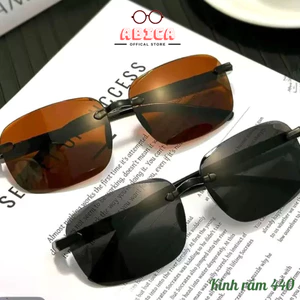 Kính râm mát nữ nam thời trang Hàn Quốc phong cách cool ngầu, cháy phố chống tia UV bảo vệ mắt ABICA 440