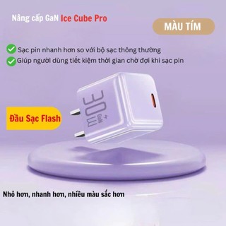 (Bộ sạc nhanh) Củ sạc nhanh 30W - Dây sạc nhanh 1.5m, Công nghệ Gan-An toàn Ổn định-Bảo vệ thiết bị-BH 2 Năm