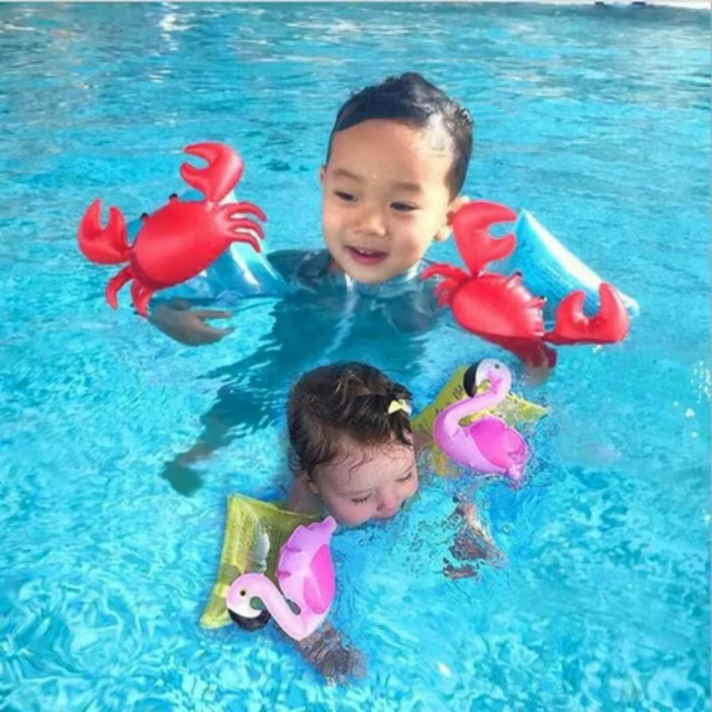 (Xả kho thanh lý) Phao bơi Đỡ cổ - Phao bơi Đeo tay an toàn cho bé