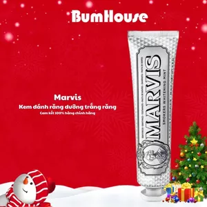 Kem Đánh Răng Ý Marvis Smokers Whitening Mint Loại Bỏ Mảng Bám Cừng Đầu, Hơi Thở Thơm Mát - 25ml/85ml