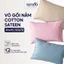 Vỏ gối Cotton Sateen 50x70 45x65 cm Sen Đá Home Bedding trơn màu, bao áo gối nằm cotton satin 50s cao cấp