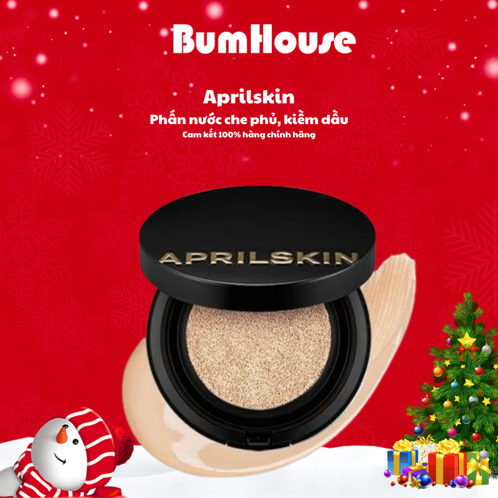 [New 2022] Phấn Nước AprilSkin Black Magic Snow Cushion - 15g