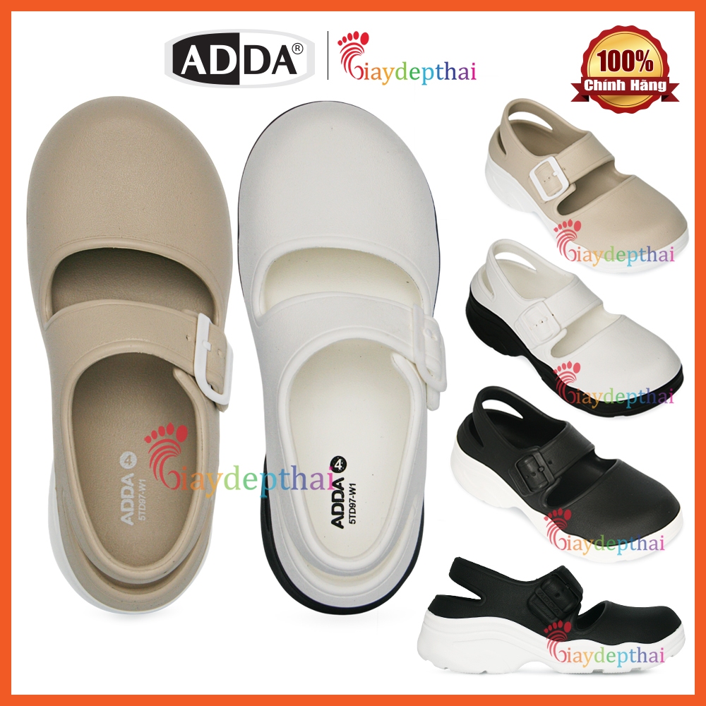 Giày nhựa nữ Thái Lan Adda 5TD97 cao 4p siêu êm | Shopee Việt Nam