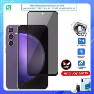 Kính cường lực chống nhìn trộm (HR) cho Samsung S23 Fe S21 Fe A14 4g - 5g A34 5g A54 5g M14 5g