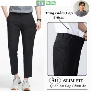 Quần âu chun ẩn nam HELLOYOU co giãn,thanh lịch phong cách hàn quốc cao cấp dễ phối đồ Hottren QD13.Menswear