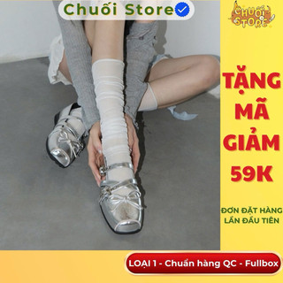 Giày bệt nữ da PU tổng hợp dệt vải đế cao su thời trang năng động cá tính chất cao cấp