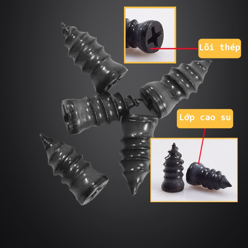 Vít sửa lốp khẩn cấp, không cần tháo lốp, sửa chữa nhanh chóng, có thể sử dụng cho xe hơi / xe máy lốp chân không