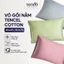 Vỏ gối Lụa Tencel Cotton Sen Đá Home Bedding 50x70 45x65 cm cao cấp trơn màu, áo, bao gối nằm Lyocell 50s mix Cotton