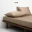 Ga giường Lụa Tencel Cotton 1m6 1m8 Sen Đá Home Bedding cao cấp trơn màu, drap bo chun trải nệm 1m6x2m 1m8x2m, bọc đệm