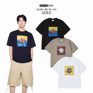 Áo Thun ADLV Square Basketball dáng oversized màu đen/trắng/ca cao - Hàng chính hãng