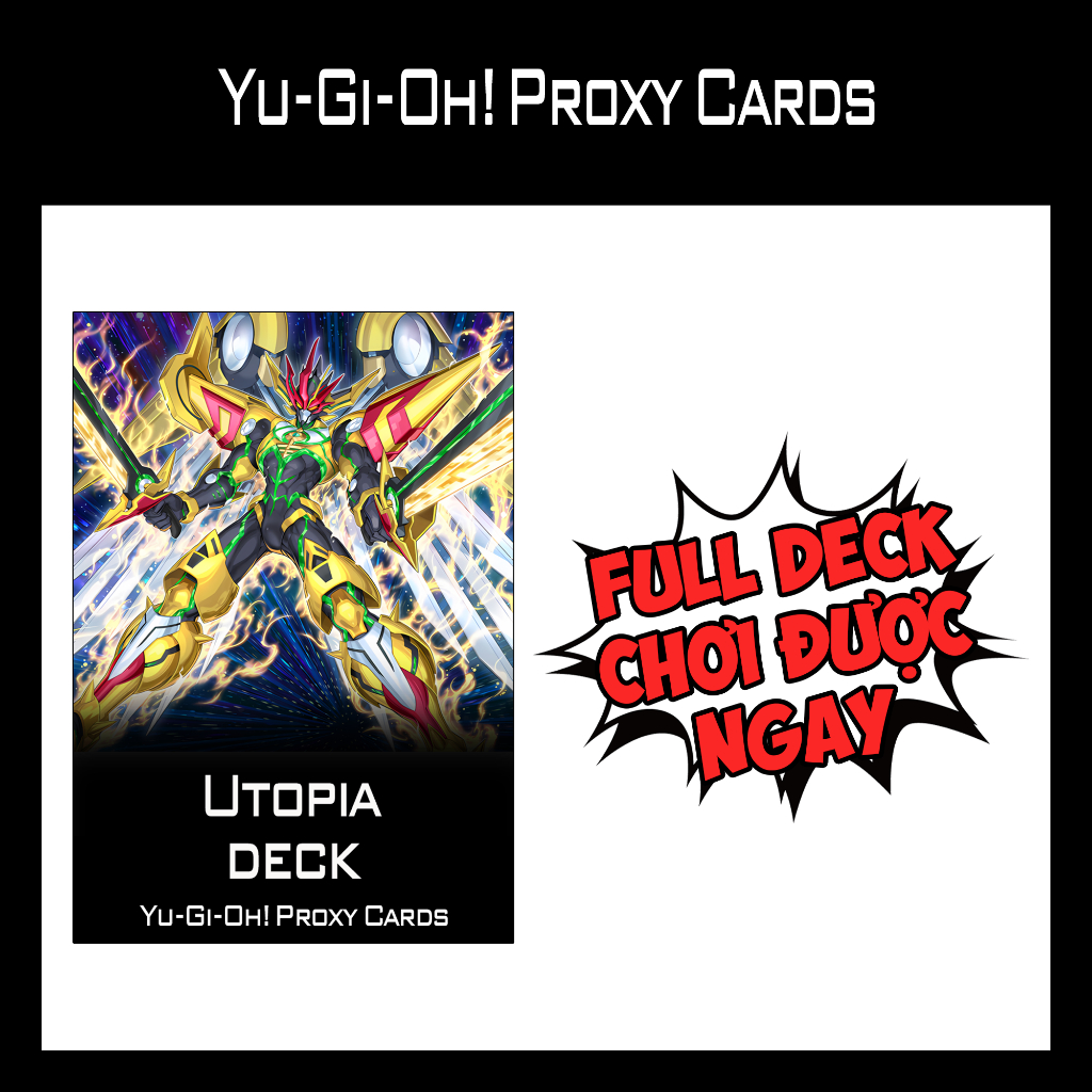 Bi YUGIOH - Utopia Deck - Bi IN 1 MT (60 Cards) | Shopee Vit Nam