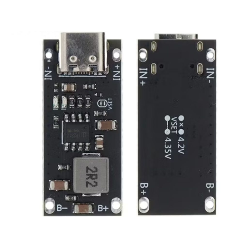 Mạch sạc pin lithium 1S 3A IP2312 type-C Điện áp 4,2v/4,35v | Dòng sạc 3A |