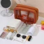 set 3 túi đựng ý phẩm trong suốt hoạ tiết hoạt hình tiện lợi khi đi du lịch
