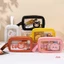 set 3 túi đựng ý phẩm trong suốt hoạ tiết hoạt hình tiện lợi khi đi du lịch