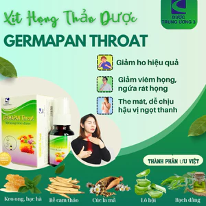 Xịt họng thảo dược Cúc la mã, bạc hà cam thảo giảm ho hiệu quả lọ 20 ml