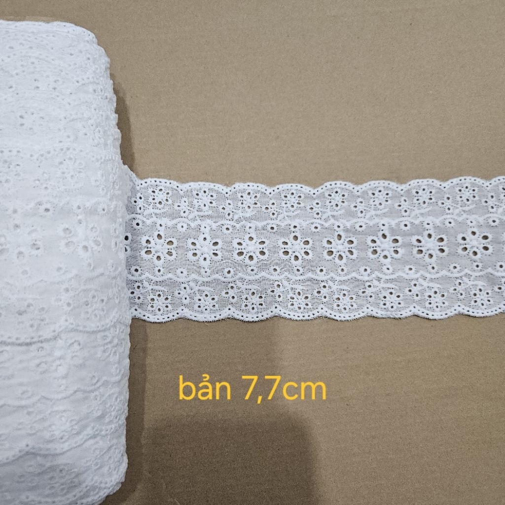 Trắng bản 7,7cm mã 2