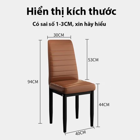 ALOVE Ghe an tua lung phong cach Bac Au thiet ke toi gian chan go sat ben dep phu hop moi khong gian | BigBuy360 - bigbuy360.vn