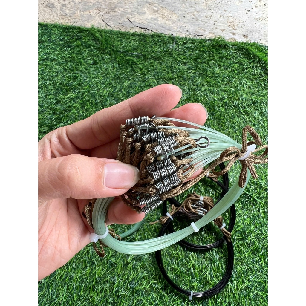 thòng dây đa năng chuyên bẫy quốc,bịp,đa đa, cúm núm,trích ré,vịt trời; 1 bộ 20 vòng dài 2m