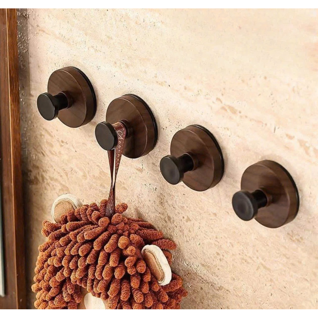 Móc vân gỗ treo đồ dán và tháo ra dễ dàng