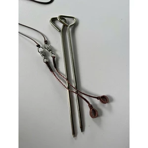 combo xích chân chống xoắn to kèm coc cắm inox