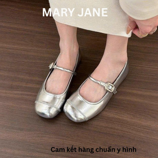 [deal mở bán]Giày búp bê nữ Mary Jane mũi tròn nơ nhỏ quai ngang thanh lịch M63