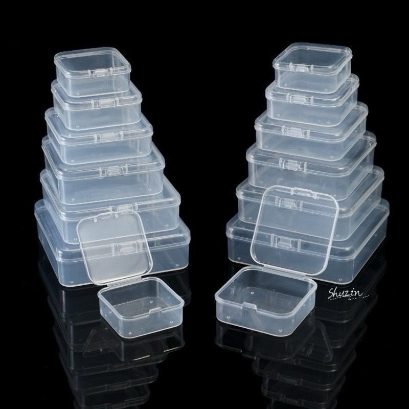 HỘP NHỰA ĐỰNG QUÂN CỜ - NAIL - CÂU CÁ / BÁN LẦN 10c - sỉ 1x ib