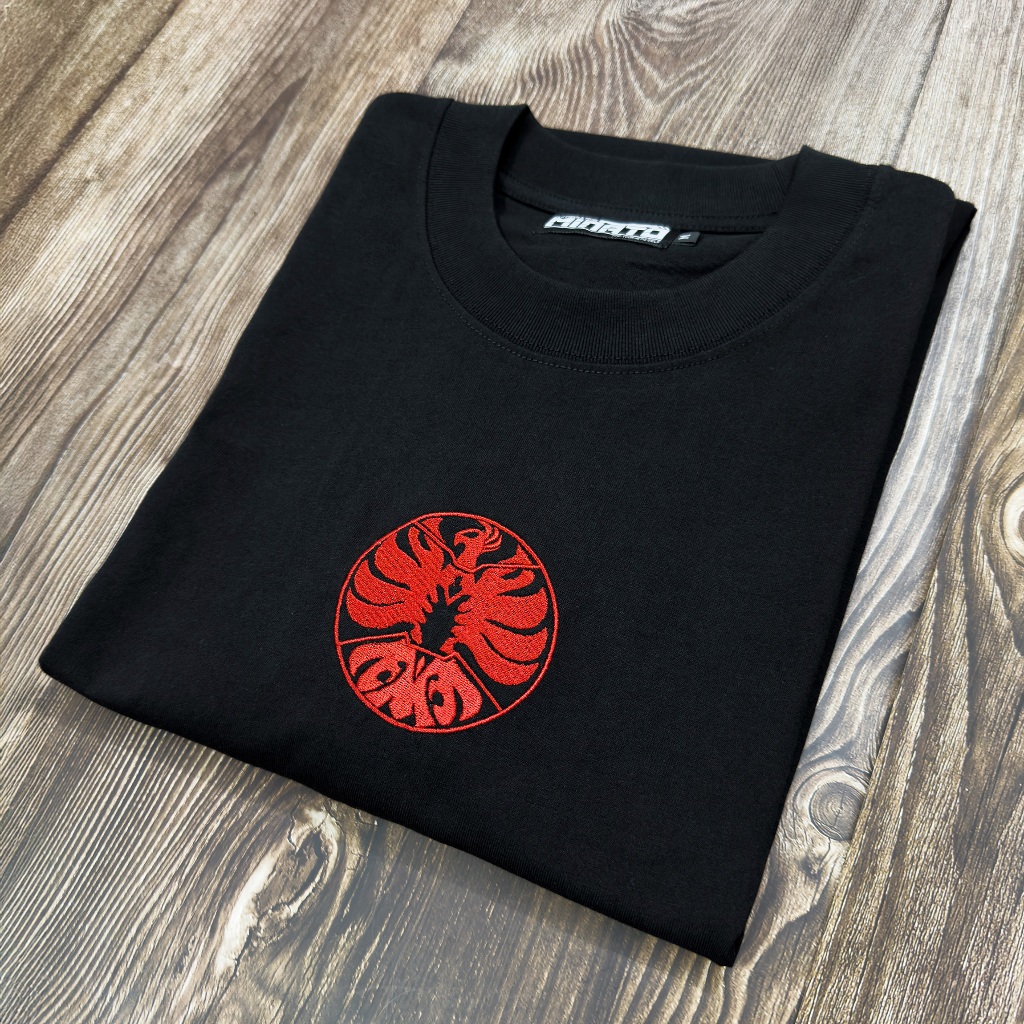 Áo thun Rider OOO Hình Thêu Nam Nữ Unisex Form Rộng Oversized