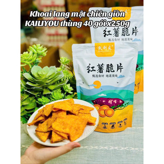 Khoai Lang Mật Sấy Giòn KAILYOU Gói 250g - Snack Ăn Vặt Nội Địa Trung Thơm Ngon, Không Ngấy