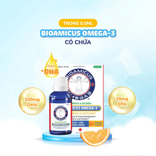 Bộ Ba BioAmicus Cho Bé - BioAmicus Complete 10 Chủng, BioAmicus Vitamin K2 & D3 Và BioAmicus Omega-3 DHA