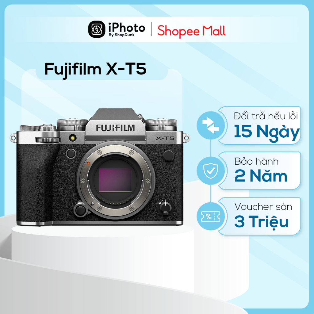 Máy Ảnh Fujifilm X-T5 Chính Hãng Bảo Hành 2 Năm