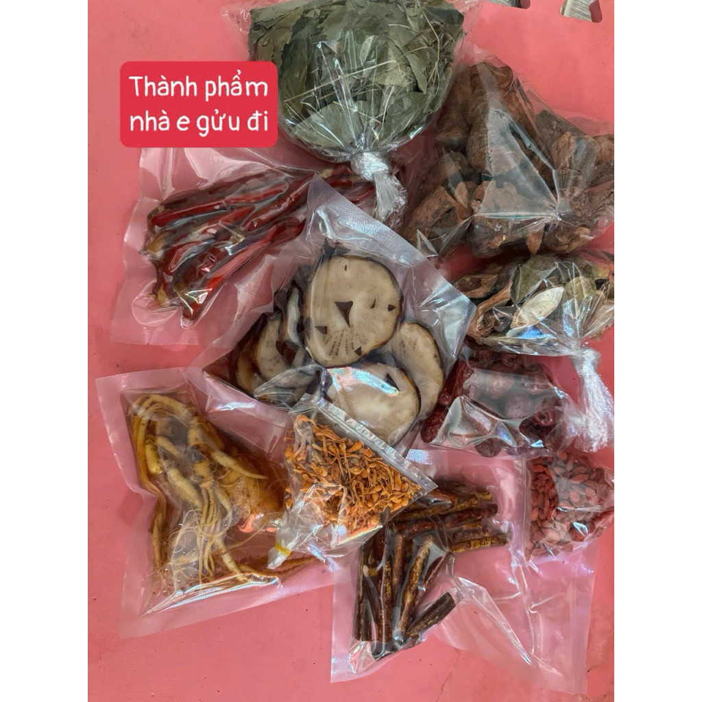 Set ngâm  bổ thận 1.5kg – Sâm Trường Bạch, Dâm dương hoắc, Nhục thung dung, hàng rừng Tây Bắc