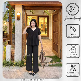 Set áo ly ngực + quần phối ren - Xuananhthomay