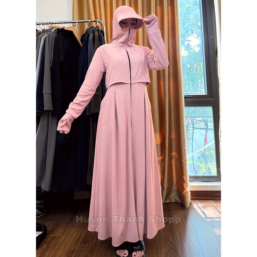 ( Áo chống nắng hai lớp) áo chống nắng  2 lớp tay và thân áo  chống tia UV Huyen Thanh Shopp