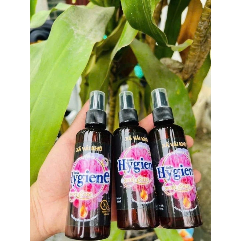 combo 5 chai Xịt vải khô Hygiene xịt quần áo khử mùi ẩm mốc