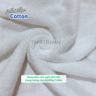 Khăn Tắm Nhà Nghỉ xuất Nhật 60x120cm THAI BINH TOWEL Cotton 100% Mềm Mại Siêu Thấm Hút Không Xù Bông KS4