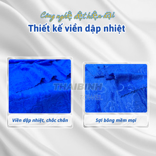 Combo 5 khăn tắm 50*100cm lông cừu dập gấu THAIBINH TOWEL bông mềm,thấm hút nước
