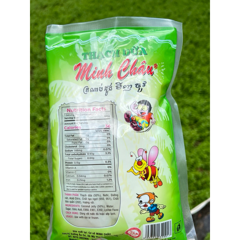 Thạch dừa Minh Châu 500g (mua nhiều giá rẻ hơn)