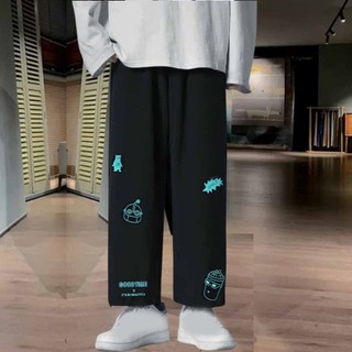 Quần jogger nam nữ Whale ống rộng unisex chất liệu nỉ bông dáng đứng phong cách trẻ trung K1